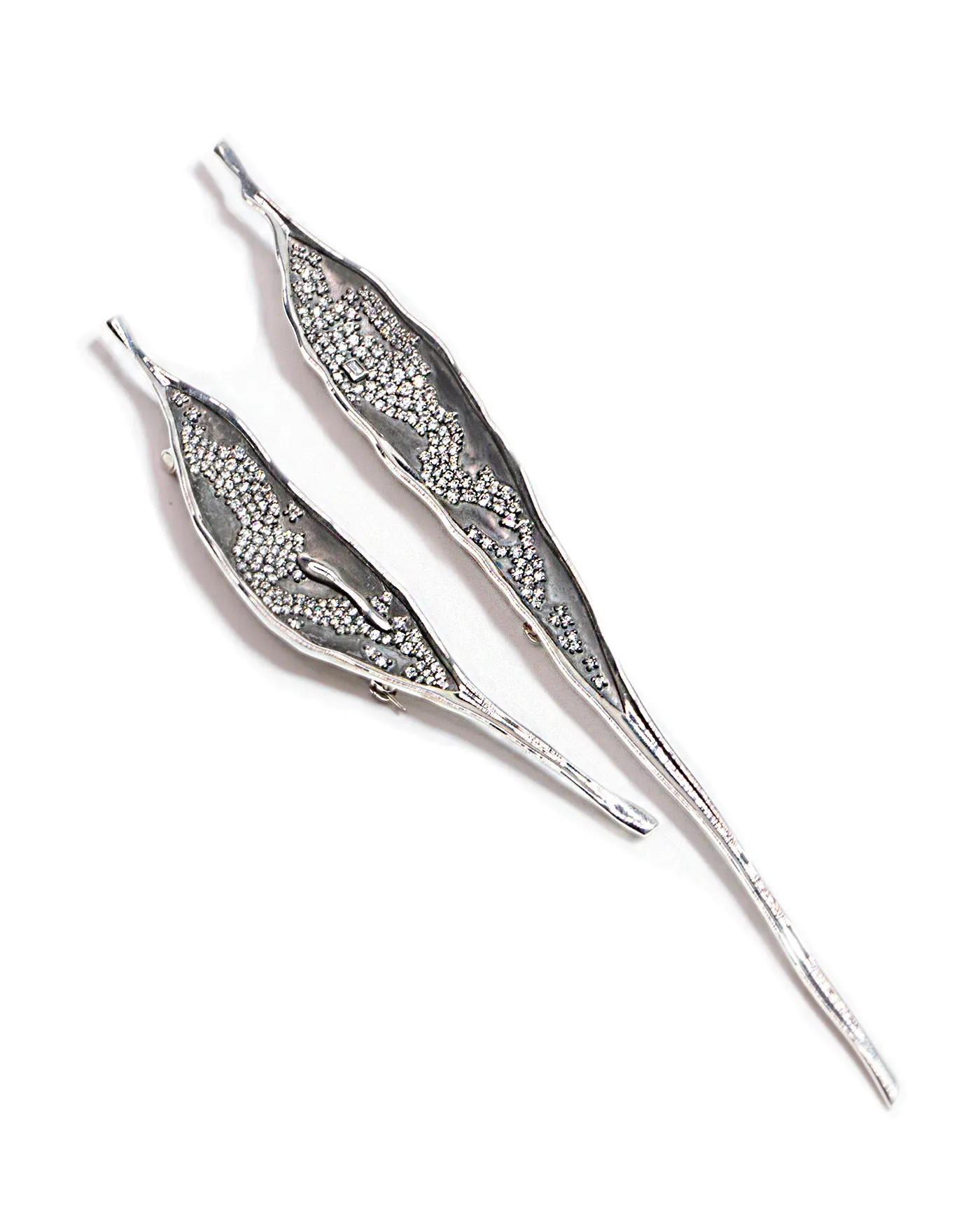 Small Sterling Silver Scar Brooch