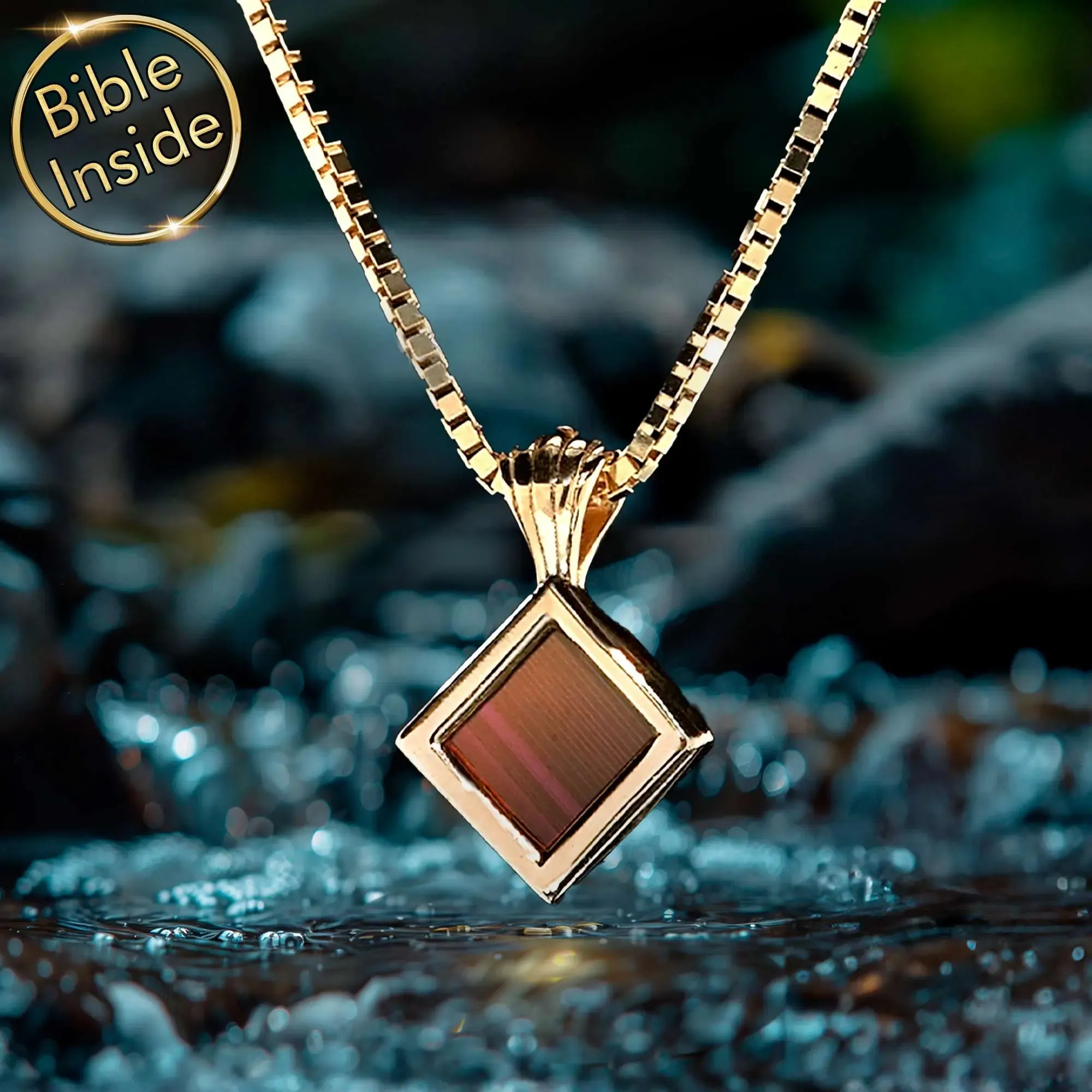 Smallest Bible Book Necklace - Essence Pendant