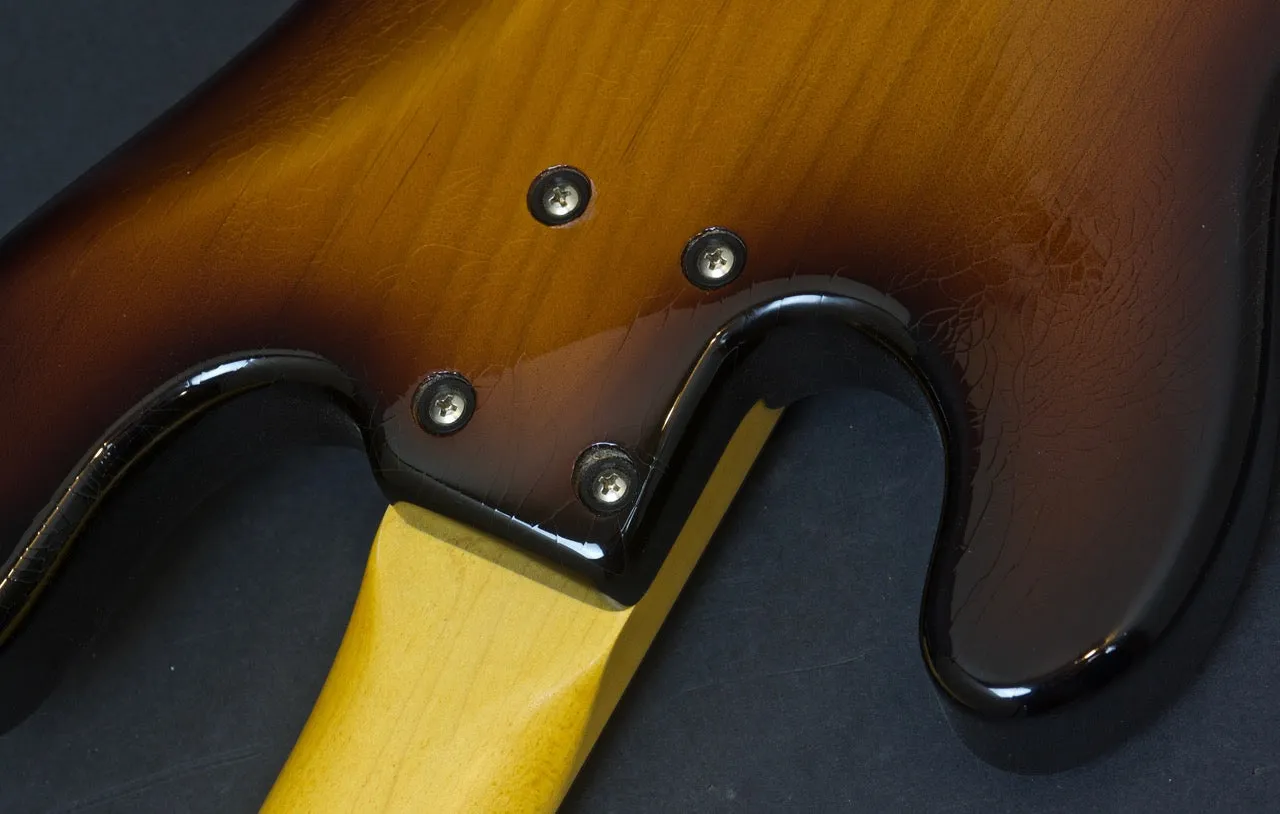 SOLD 2018 Asher #1080 Tele Jazz Bass Tobacco Burst Nitro Relic