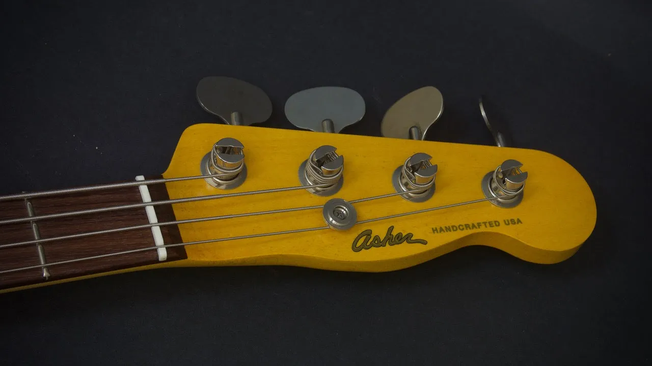 SOLD 2018 Asher #1080 Tele Jazz Bass Tobacco Burst Nitro Relic