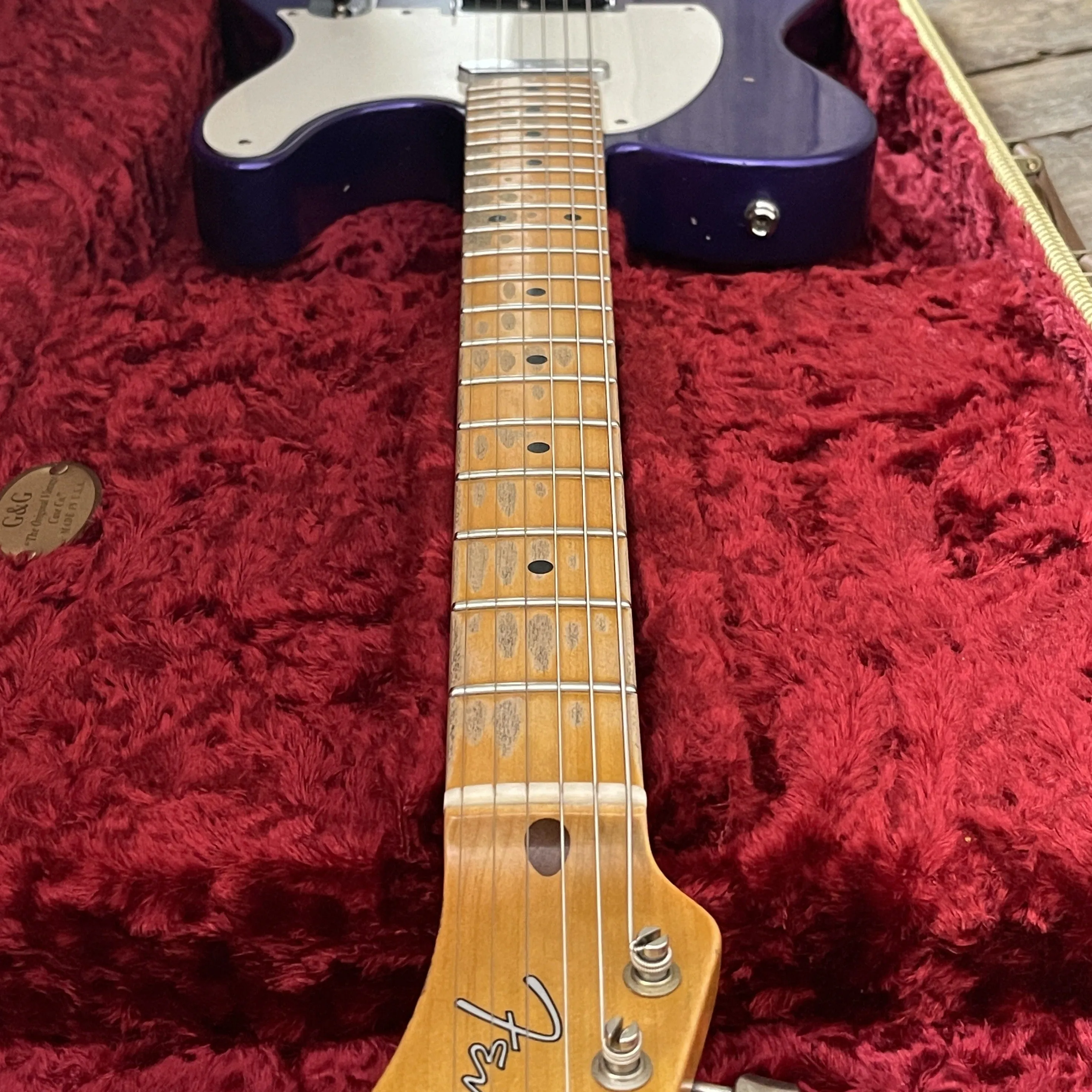 SOLD - Fender Telecaster '52 Relic Journeyman 2018 1952 Reissue Rare Purple Metallic