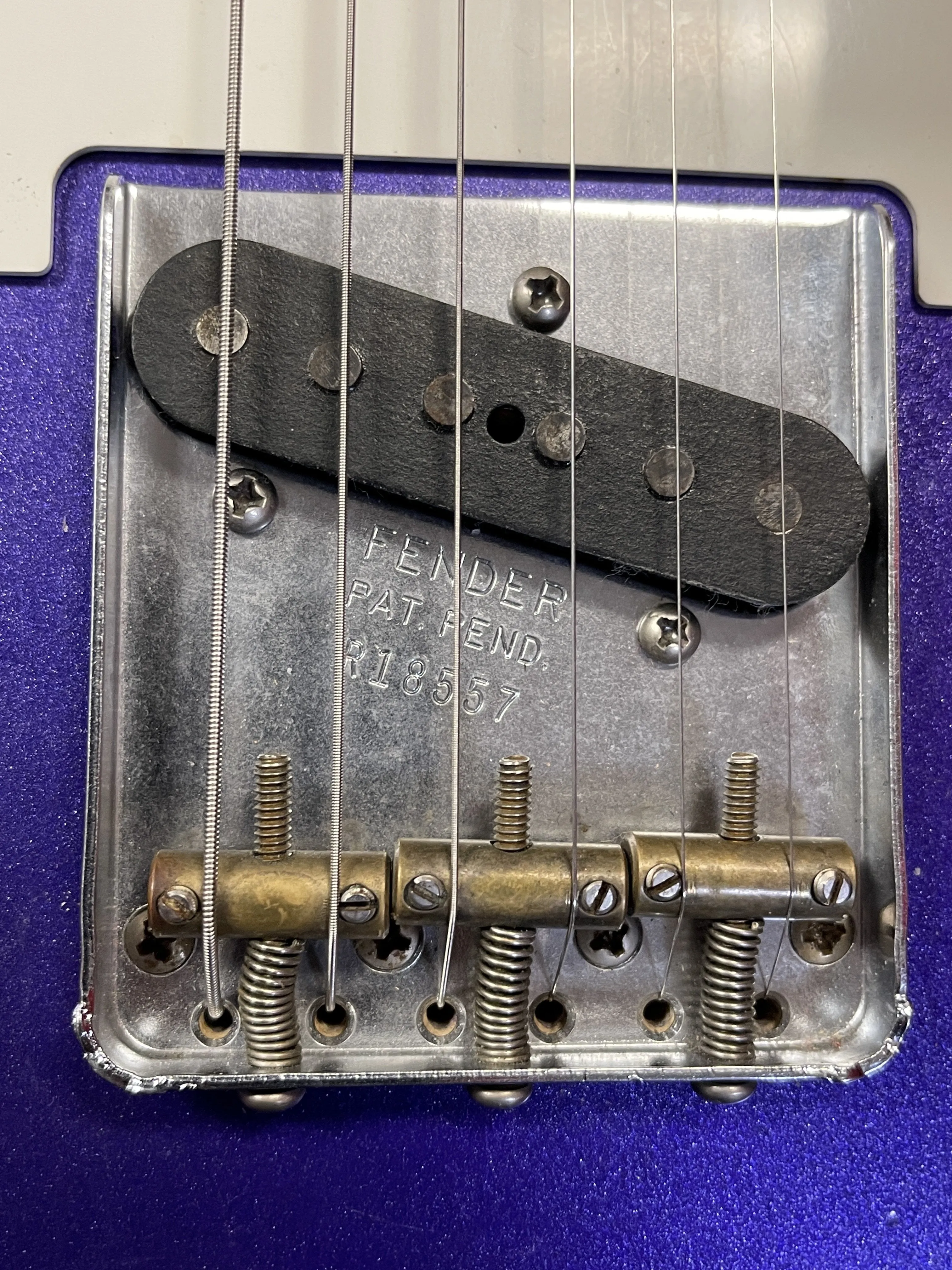 SOLD - Fender Telecaster '52 Relic Journeyman 2018 1952 Reissue Rare Purple Metallic
