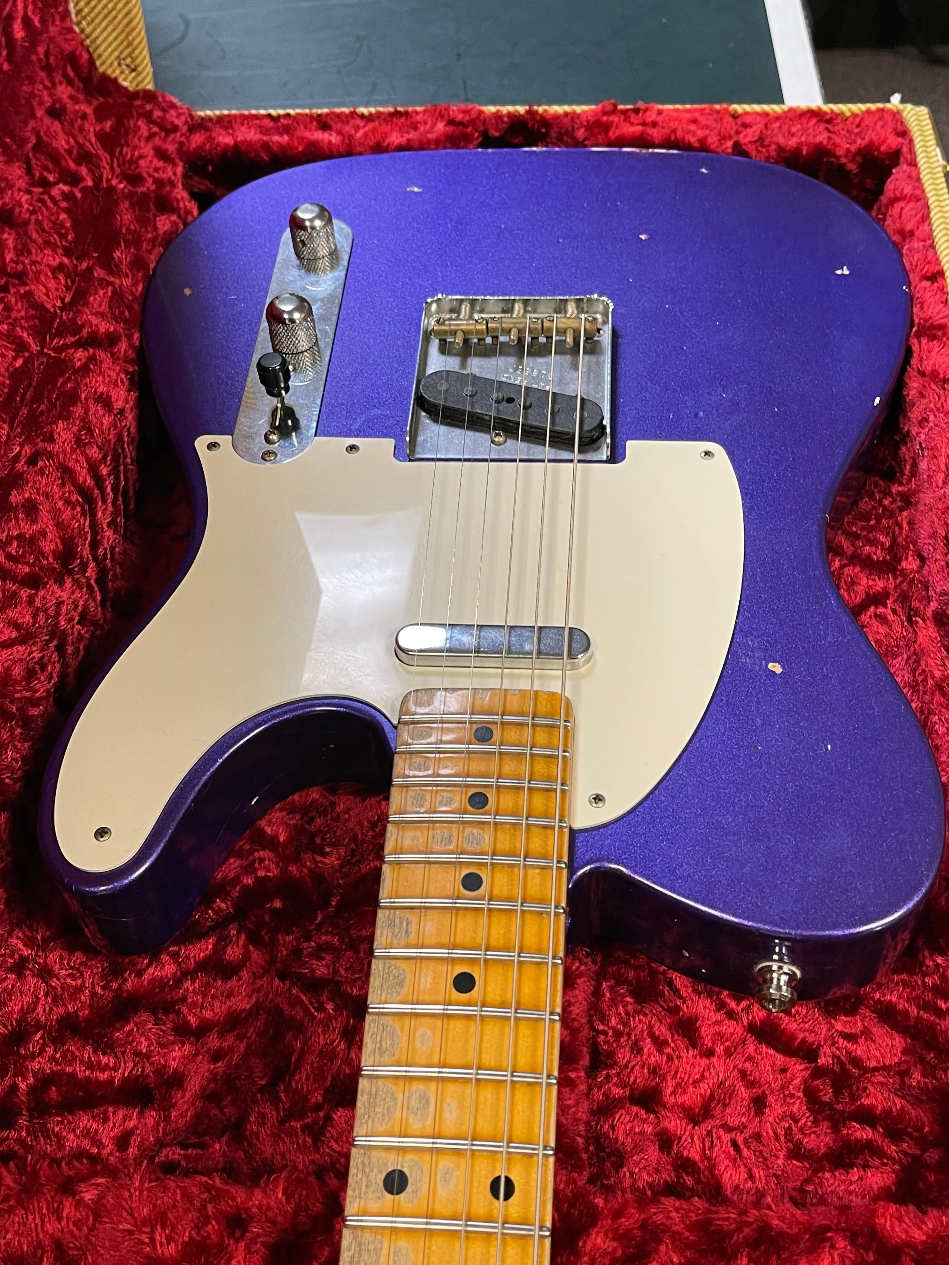 SOLD - Fender Telecaster '52 Relic Journeyman 2018 1952 Reissue Rare Purple Metallic