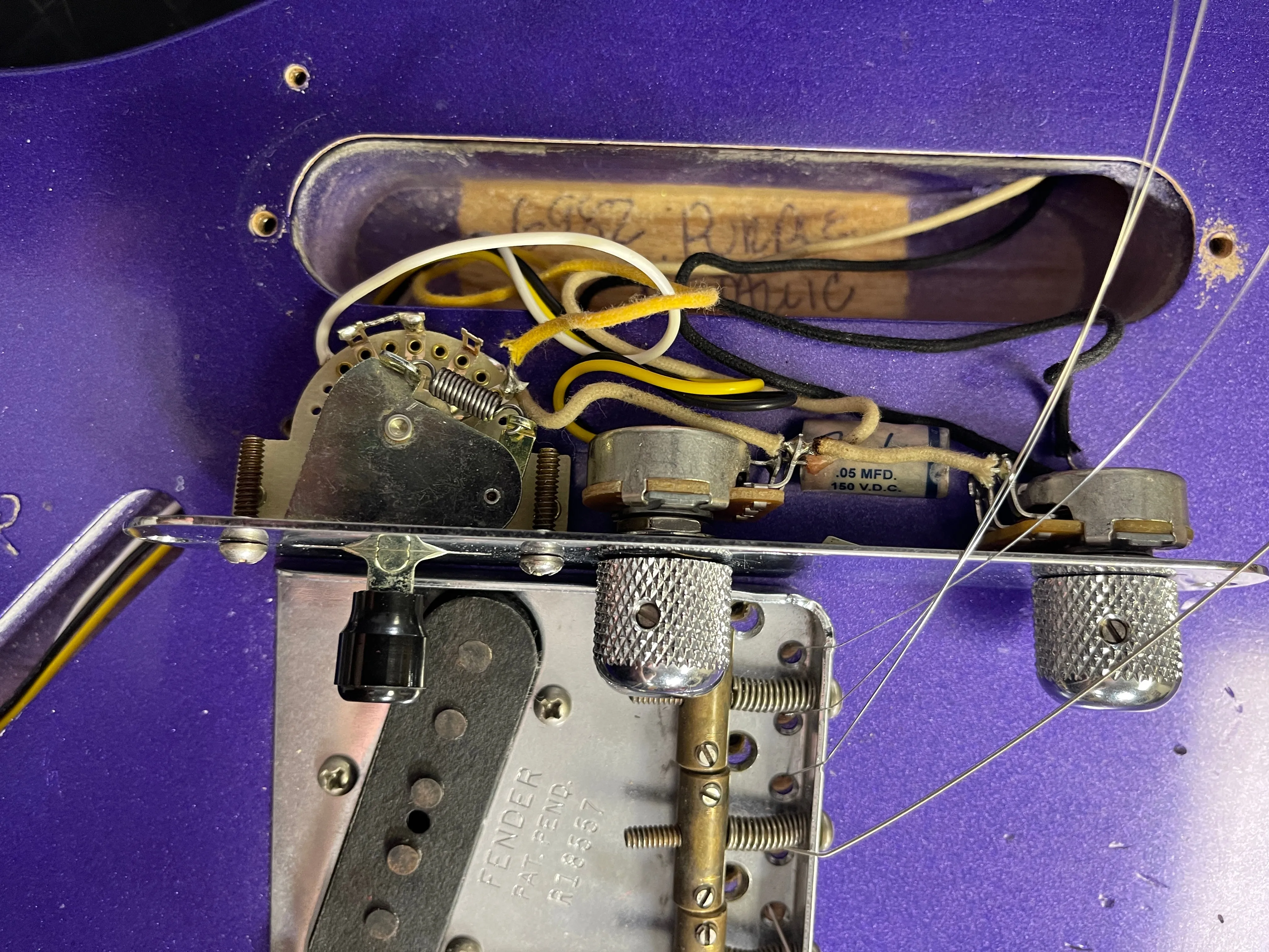 SOLD - Fender Telecaster '52 Relic Journeyman 2018 1952 Reissue Rare Purple Metallic