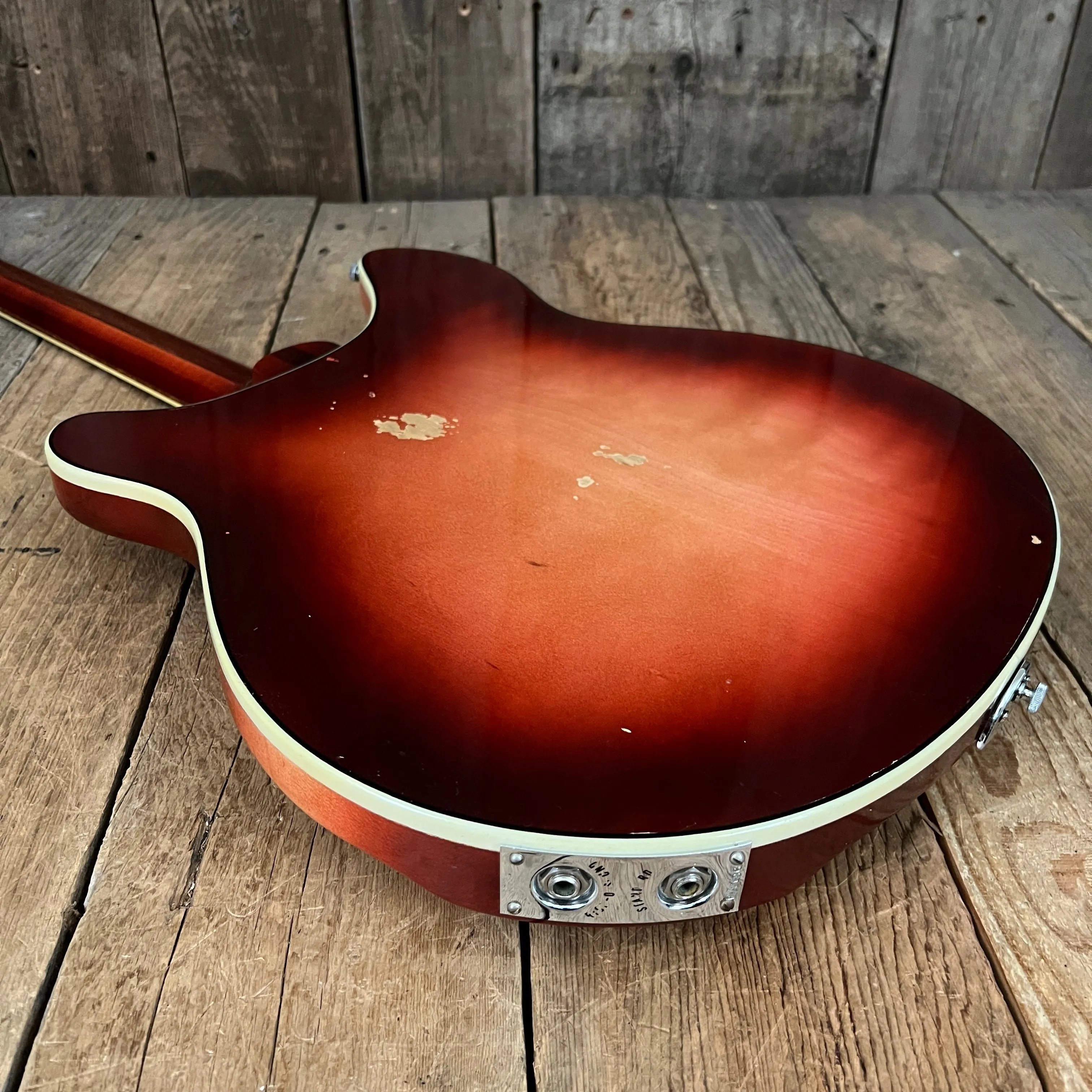 SOLD - Rickenbacker 360/12 Early Double Bound Back January 1965 Fireglo