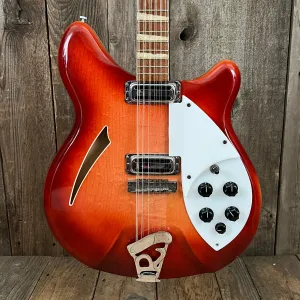 SOLD - Rickenbacker 360/12 Early Double Bound Back January 1965 Fireglo