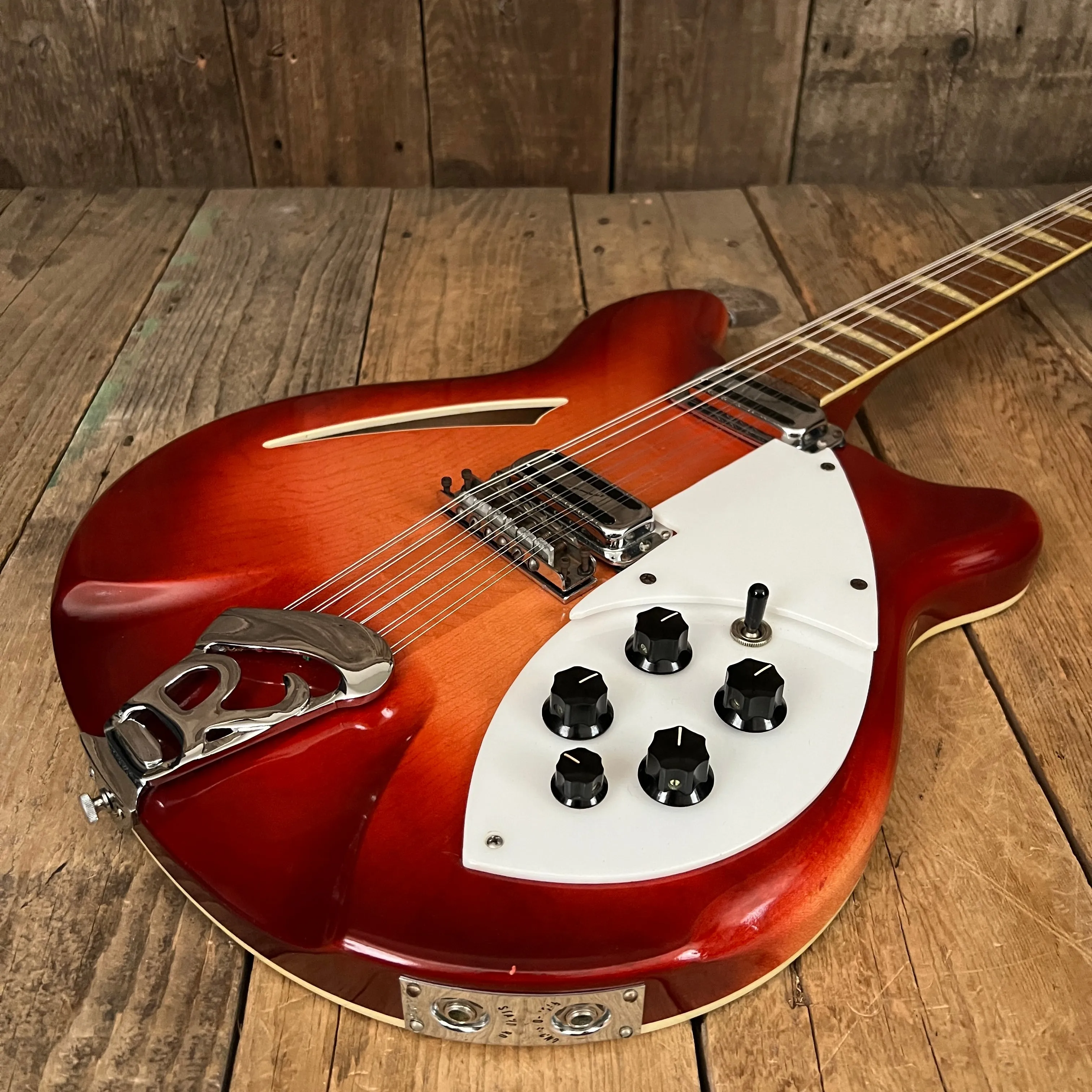 SOLD - Rickenbacker 360/12 Early Double Bound Back January 1965 Fireglo