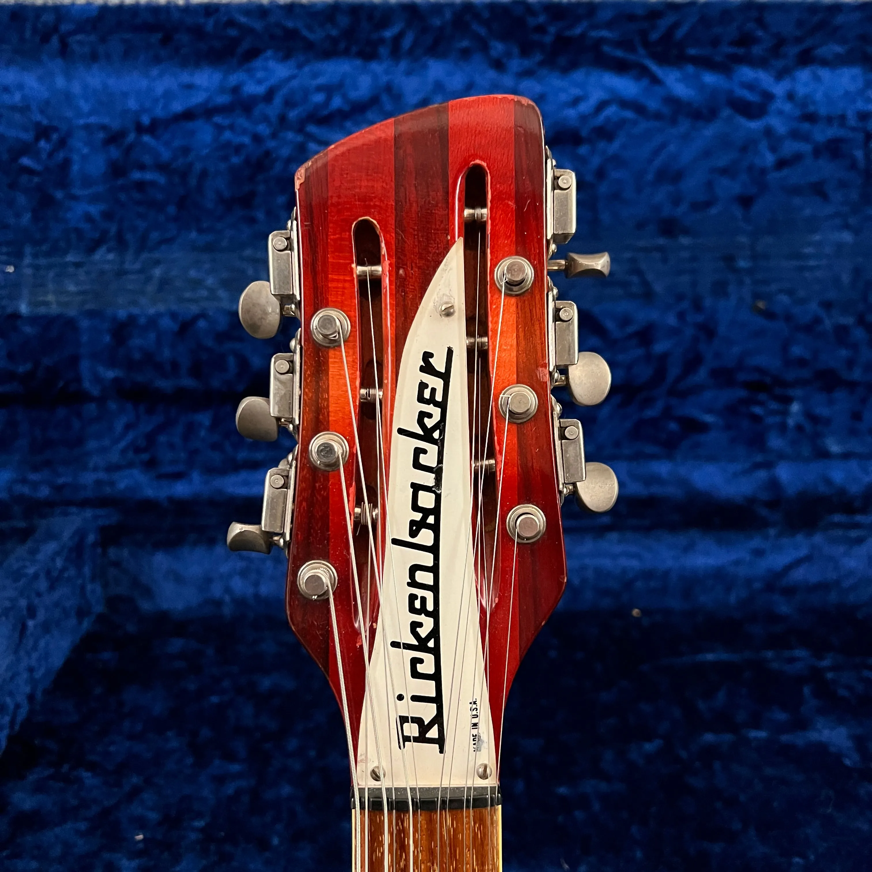 SOLD - Rickenbacker 360/12 Early Double Bound Back January 1965 Fireglo