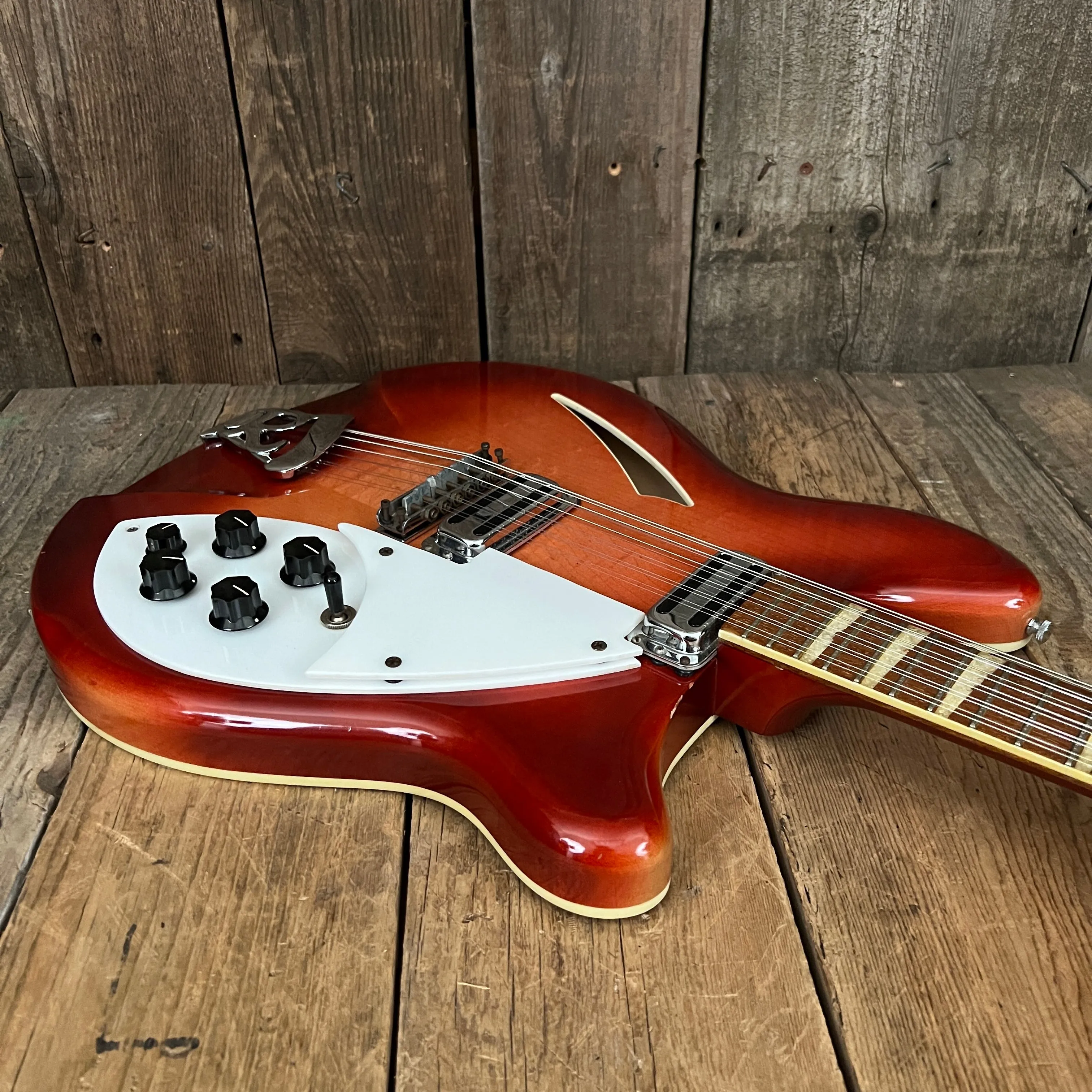 SOLD - Rickenbacker 360/12 Early Double Bound Back January 1965 Fireglo