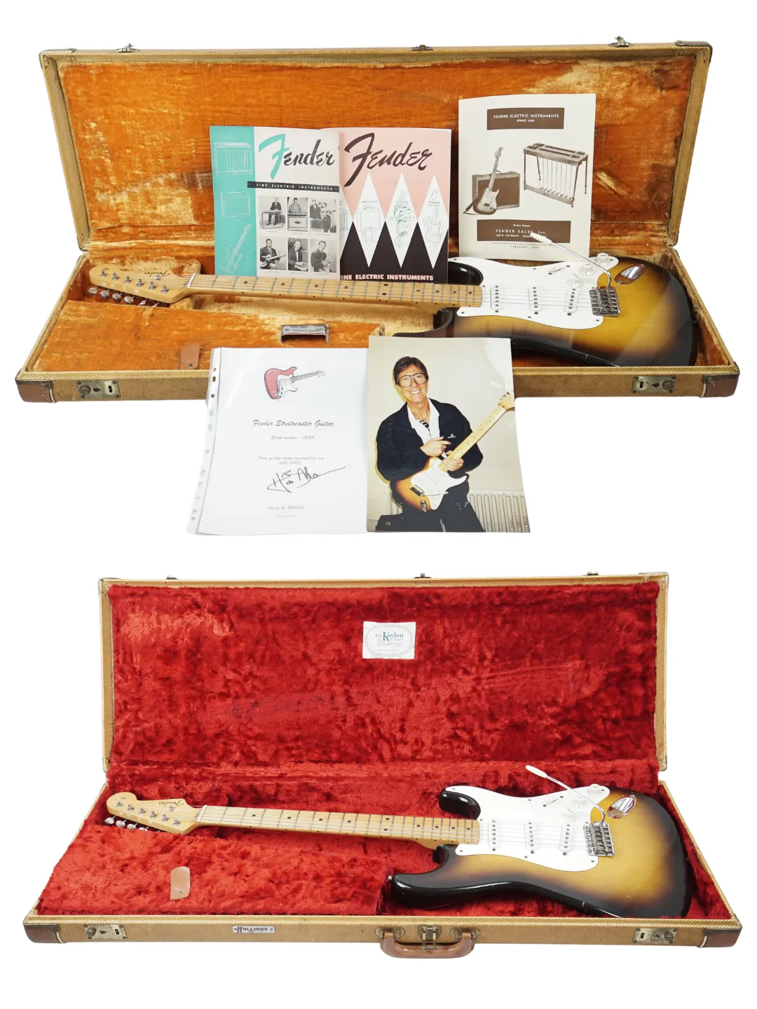SOLD - Vintage Fender Stratocaster ex. Hank Marvin - USA 1957