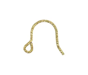 Sparkle Ear Wire .028" (0.71mm),  14k gold filled. sterling silver.  #4006405P1