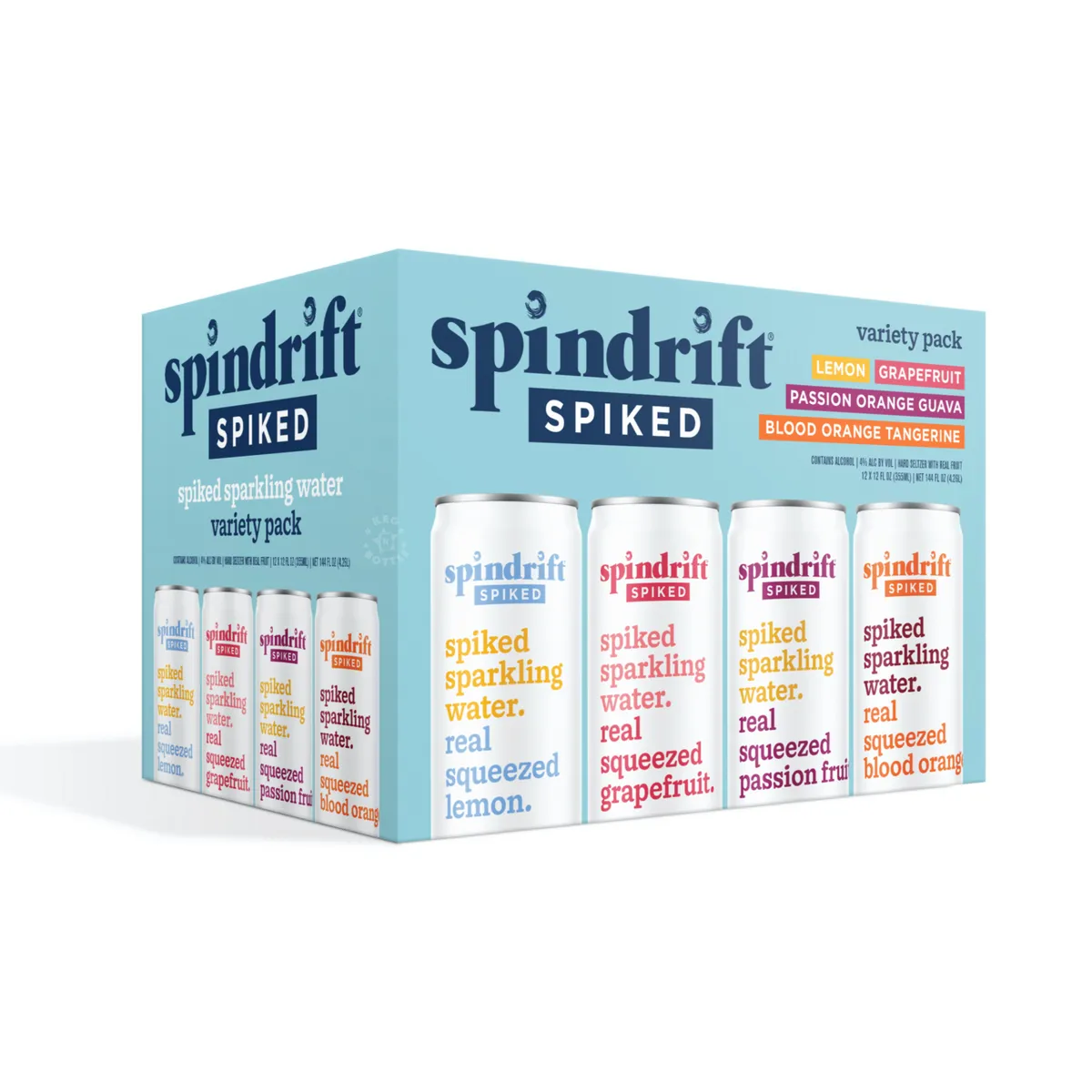 Spindrift Paradise Pack Spiked Selzer (12-pack) 12x355ml