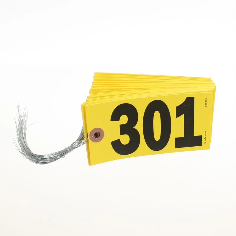 Star Bright Tags, Wired (500/Box)