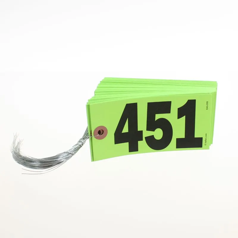 Star Bright Tags, Wired (500/Box)