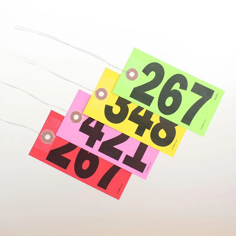 Star Bright Tags, Wired (500/Box)