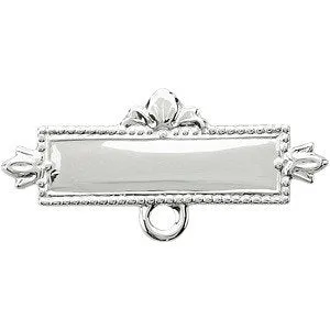 Sterling Silver Baptismal Brooch