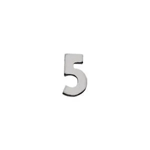 Sterling Silver Number "5"