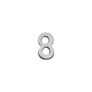 Sterling Silver Number "8"