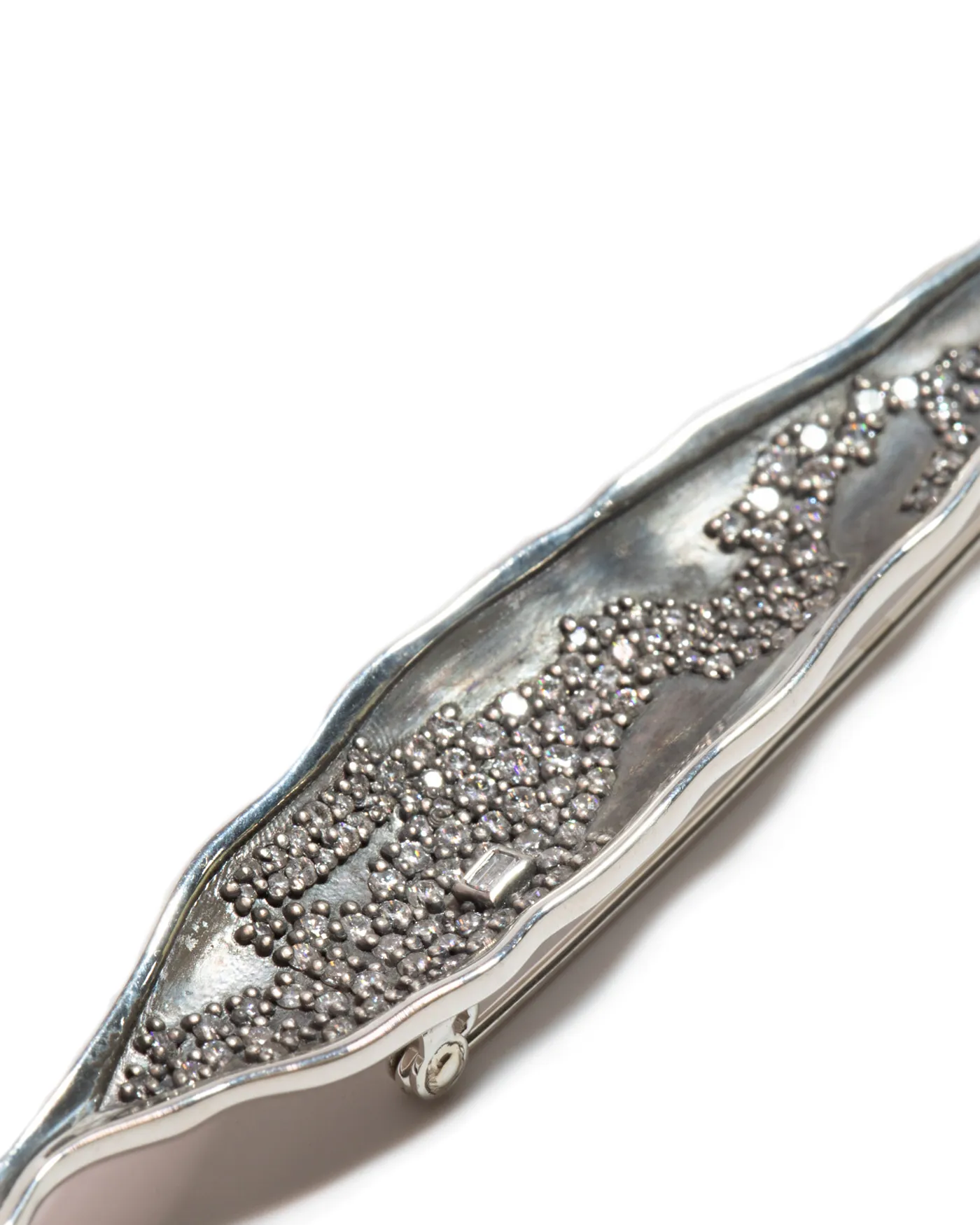 Sterling Silver Scar Brooch