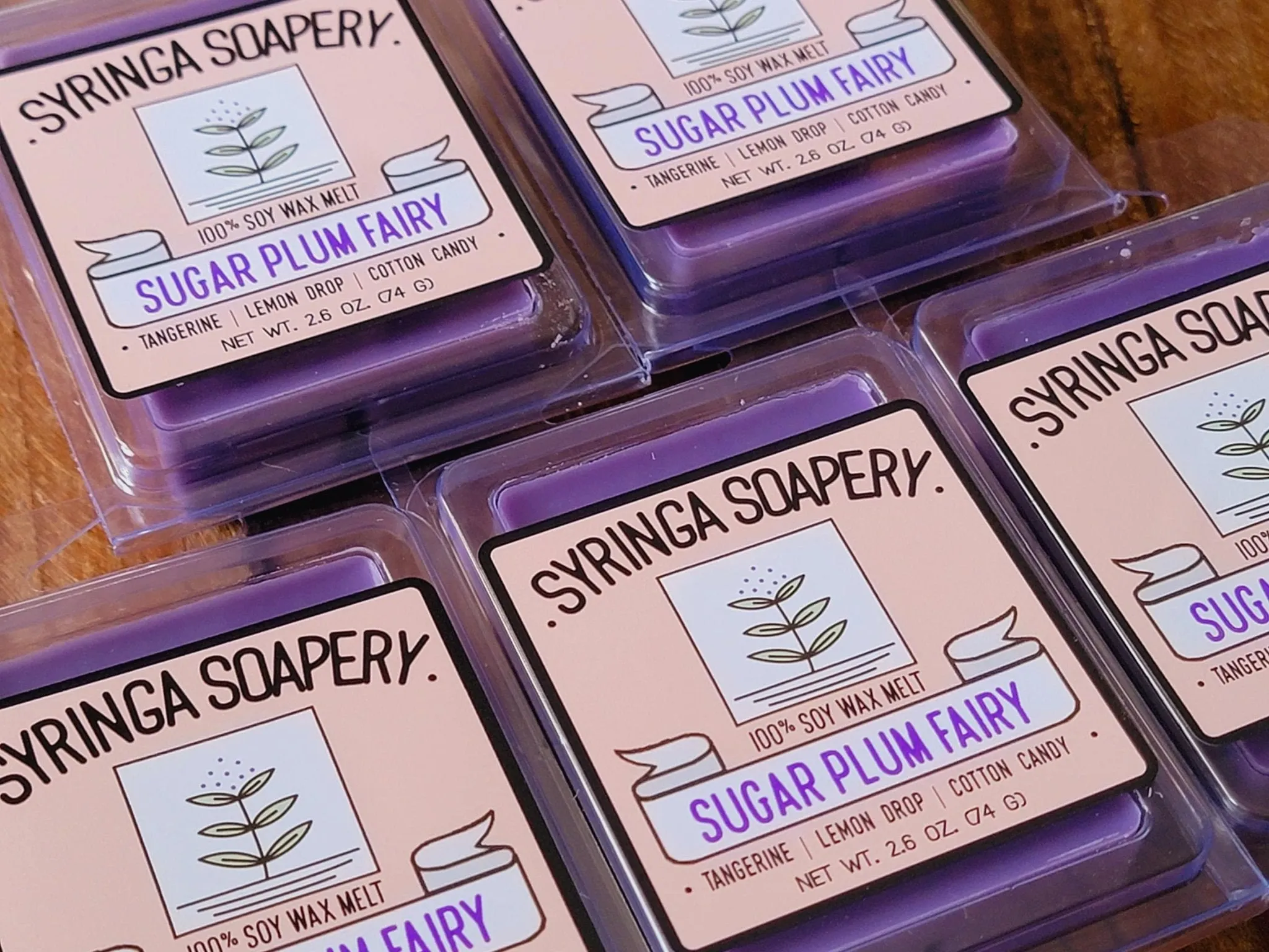 SUGAR PLUM FAIRY 100% Soy Wax Melt