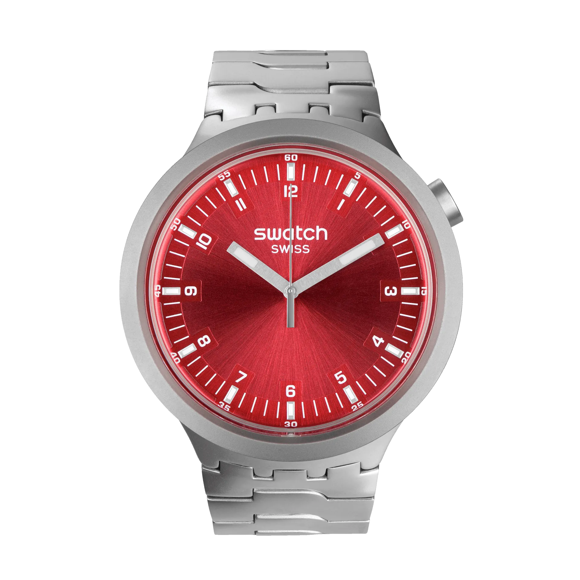 Swatch Scarlet Shimmer Originals Big Bold Irony 47mm SB07S104G watch