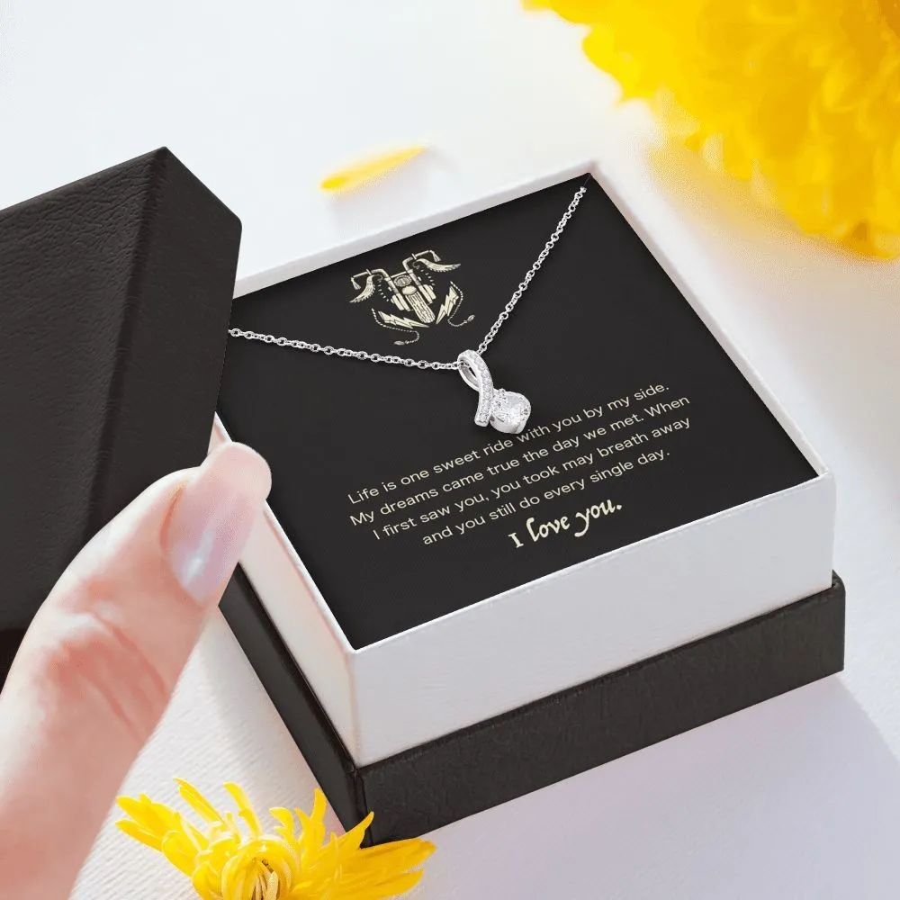 The Day We Met - Biker Necklace