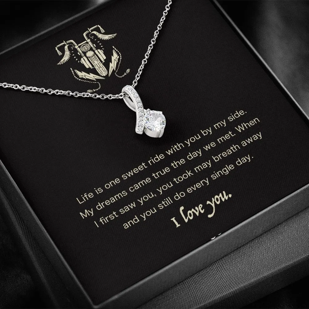 The Day We Met - Biker Necklace