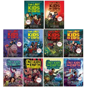 The Last Kids on Earth Series 10 Books Collection Set By Max Brallier