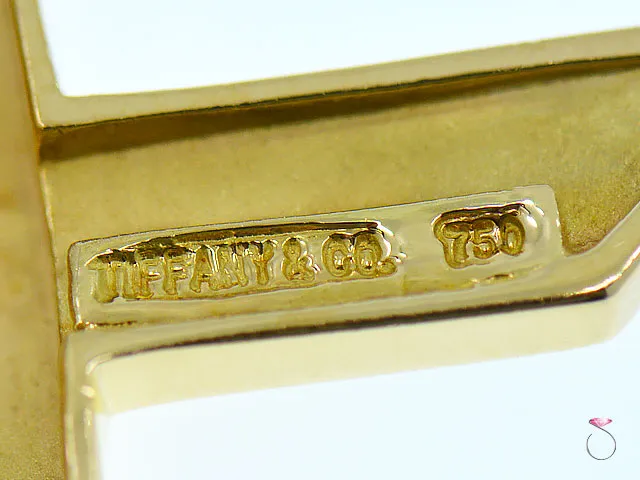 Tiffany & Co Large Paloma Picasso 18k Yellow Gold Loving Heart Pin Brooch