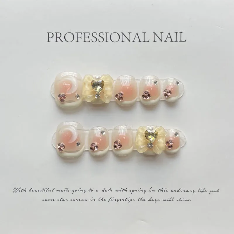 Timeless Pink & White Elegance – Diamantes and Bows Chic Design
