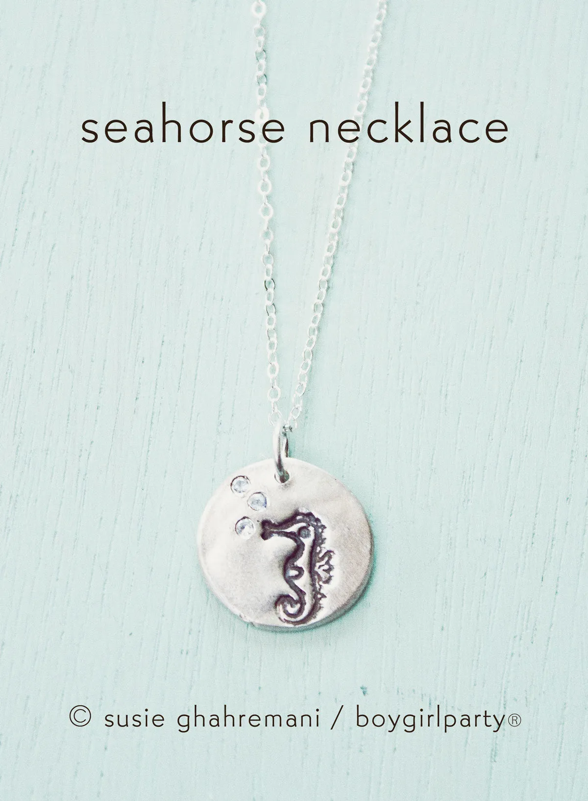 Tiny Seahorse Necklace – Miniature Seahorse Necklace