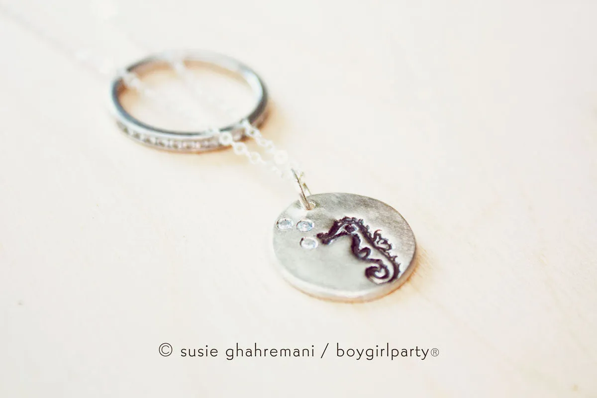 Tiny Seahorse Necklace – Miniature Seahorse Necklace