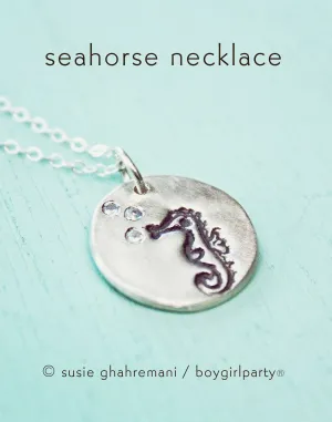 Tiny Seahorse Necklace – Miniature Seahorse Necklace