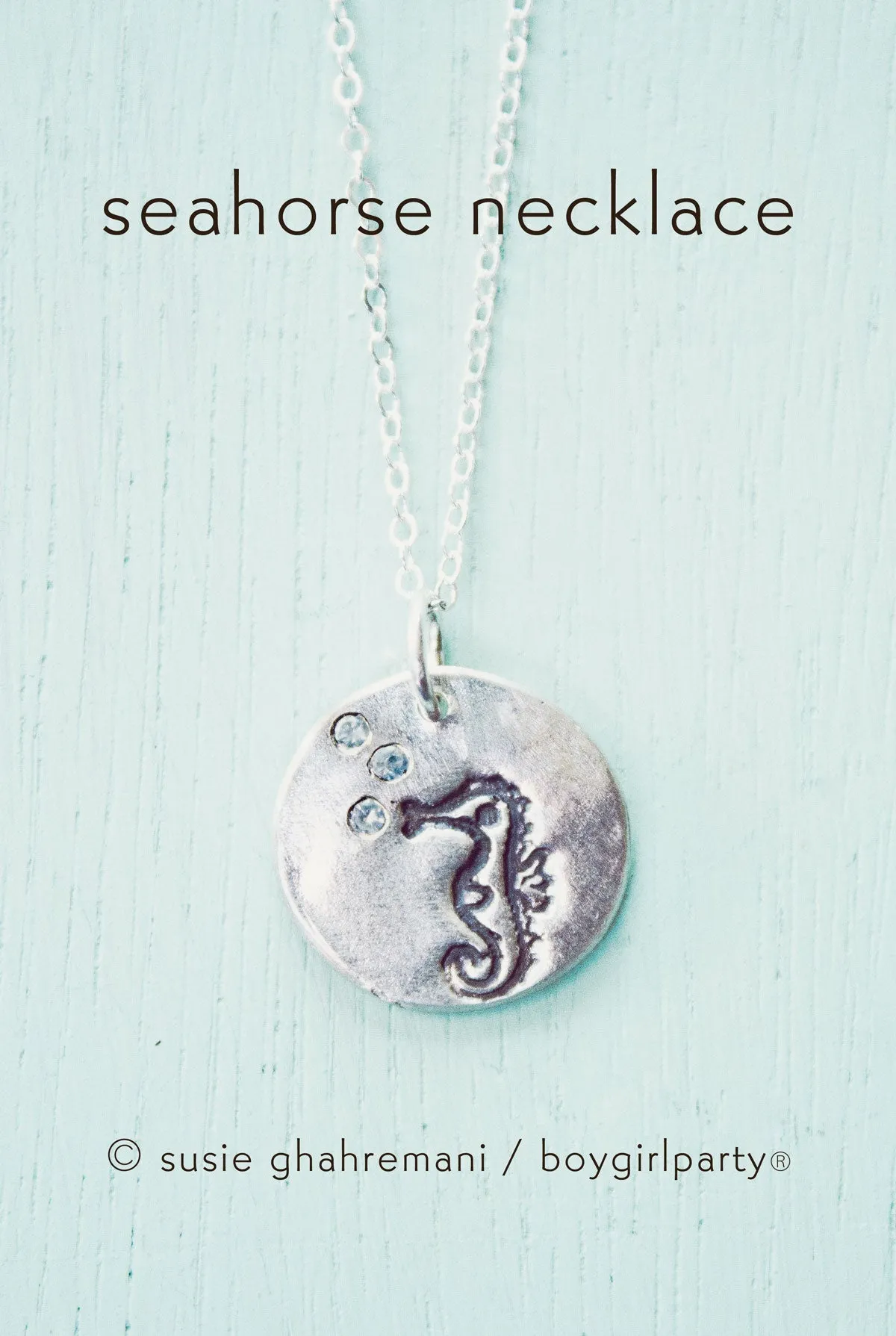 Tiny Seahorse Necklace – Miniature Seahorse Necklace