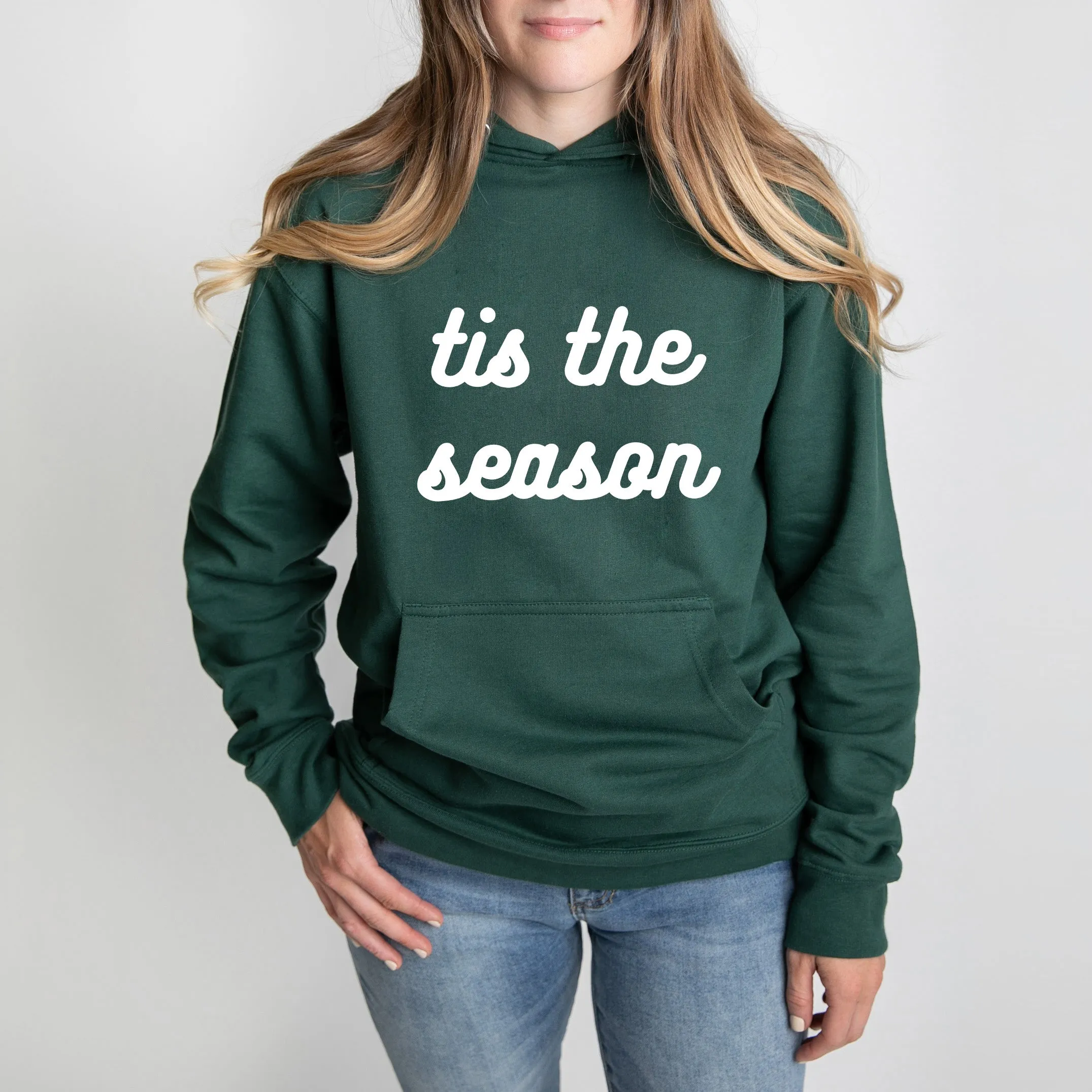 Tis The Season Bold Cursive | Hoodie
