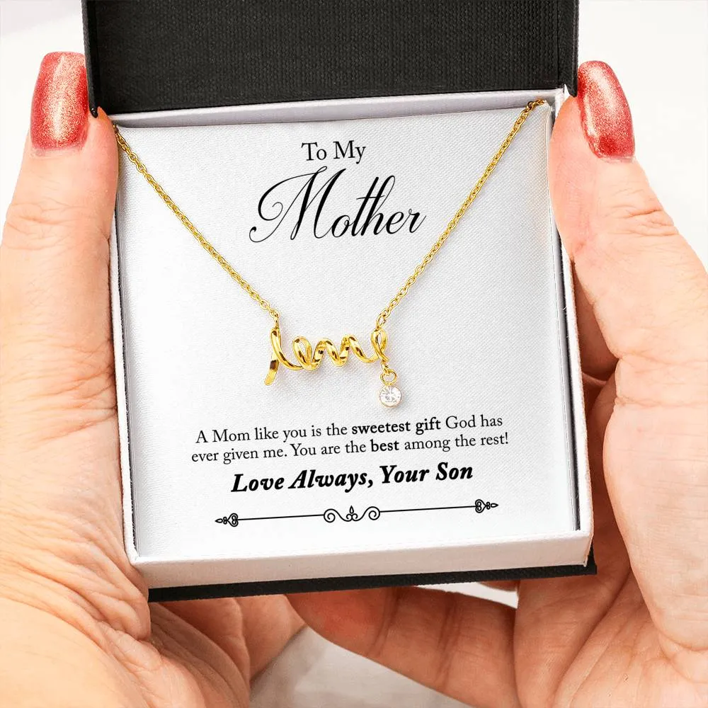 To Mother from Son