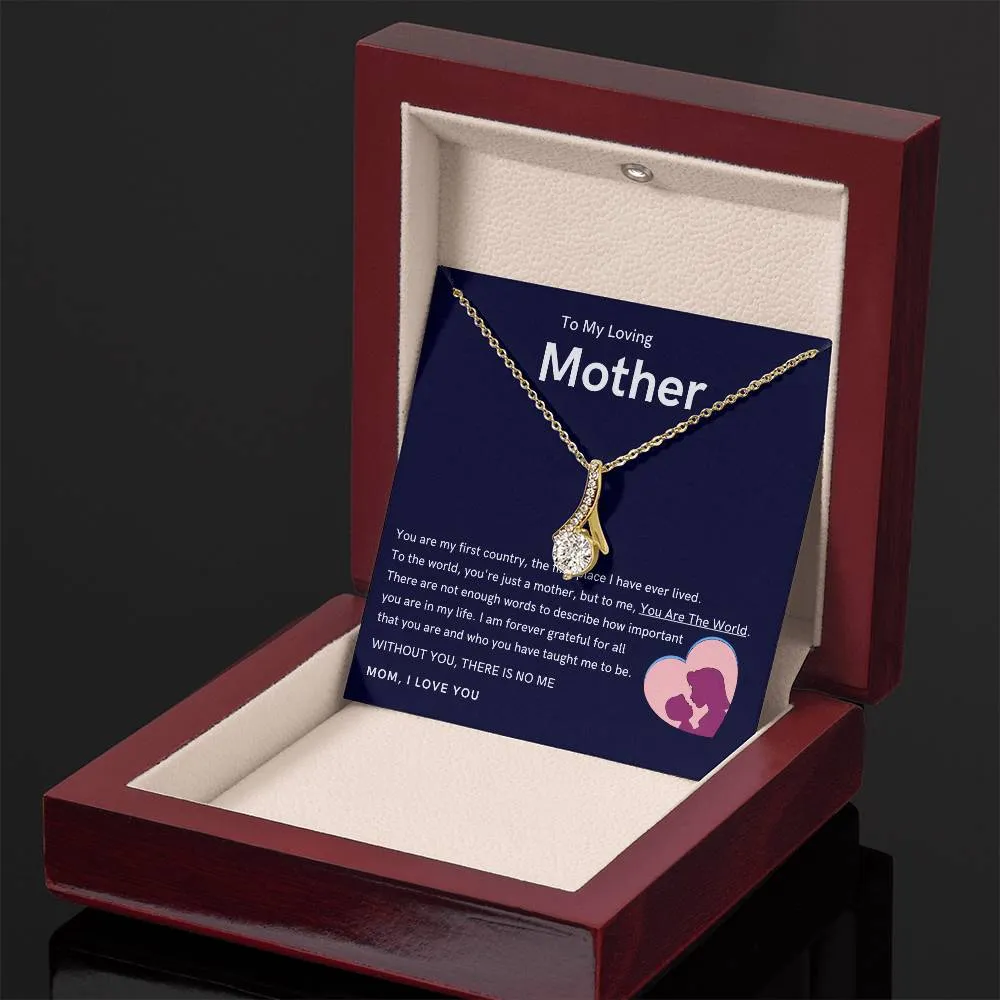 To My Loving Mother - Without You, There Is No Me (Limited Time Offer) - Alluring Beauty Necklace