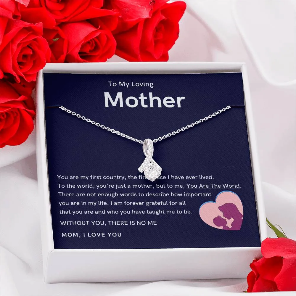 To My Loving Mother - Without You, There Is No Me (Limited Time Offer) - Alluring Beauty Necklace