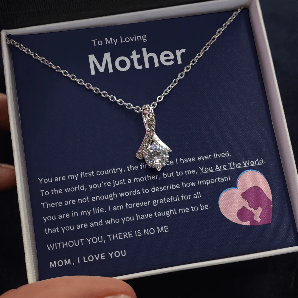 To My Loving Mother - Without You, There Is No Me (Limited Time Offer) - Alluring Beauty Necklace