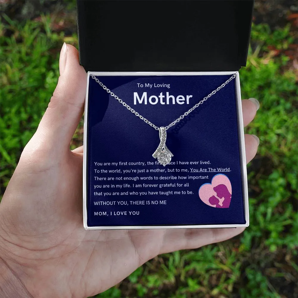 To My Loving Mother - Without You, There Is No Me (Limited Time Offer) - Alluring Beauty Necklace
