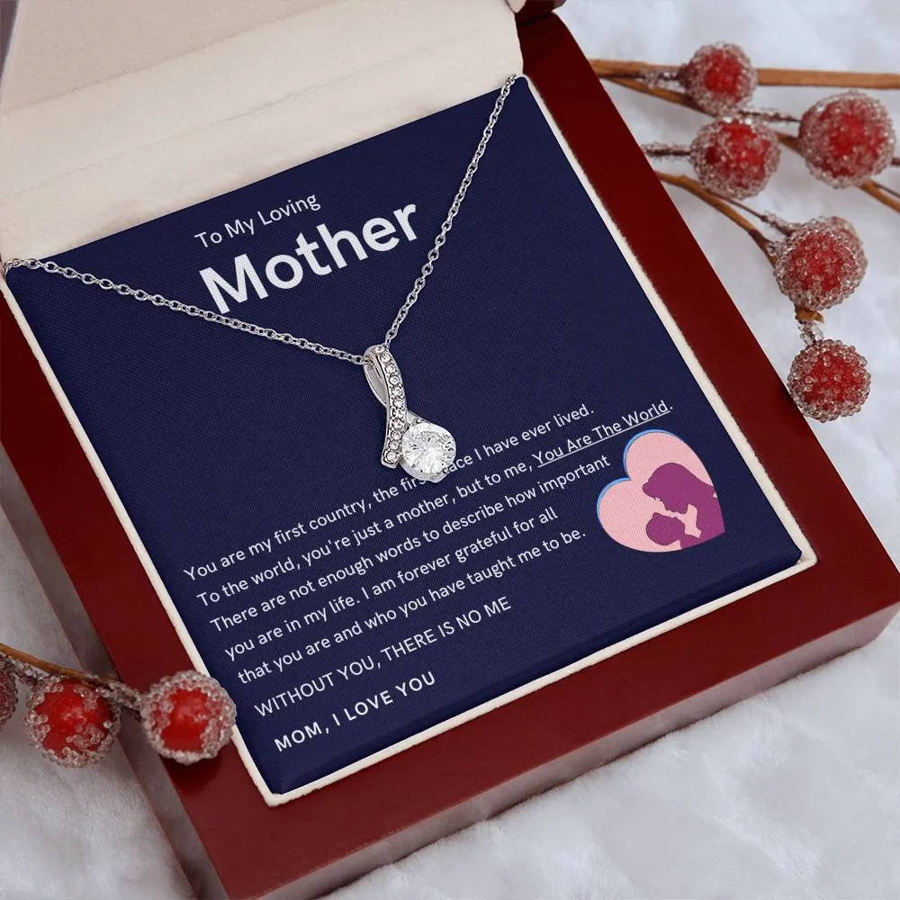 To My Loving Mother - Without You, There Is No Me (Limited Time Offer) - Alluring Beauty Necklace