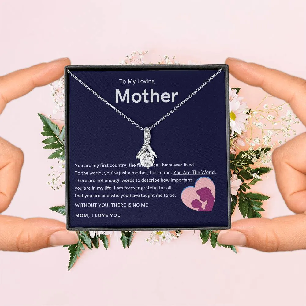 To My Loving Mother - Without You, There Is No Me (Limited Time Offer) - Alluring Beauty Necklace