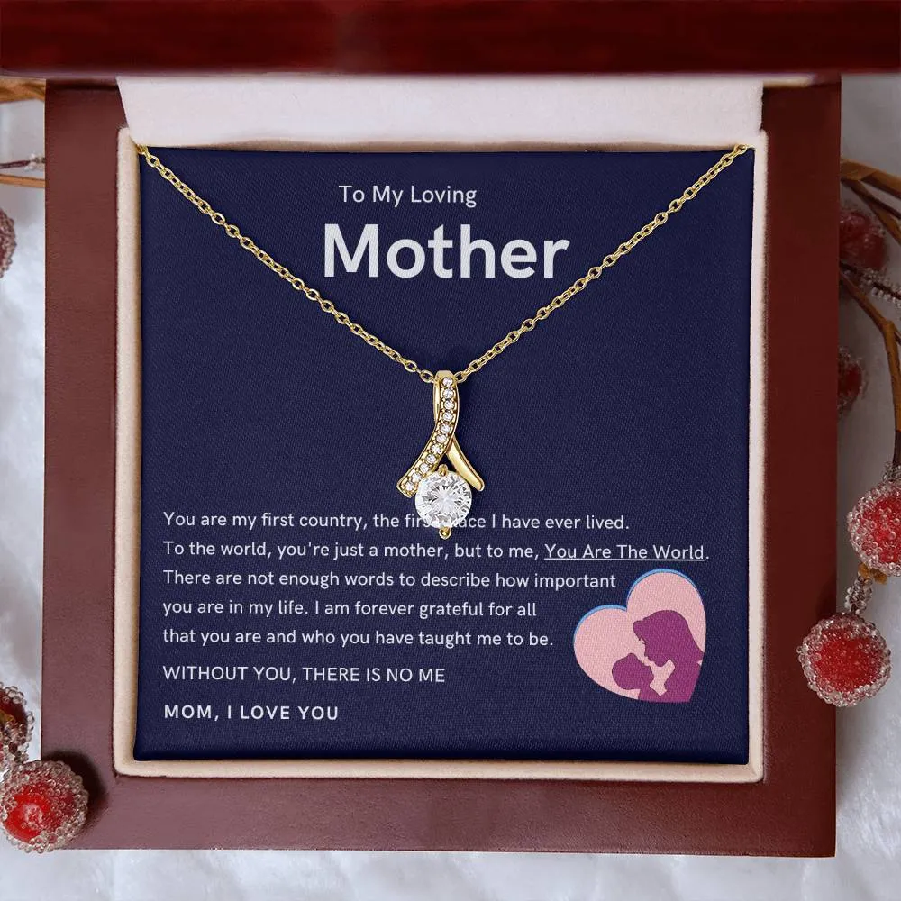 To My Loving Mother - Without You, There Is No Me (Limited Time Offer) - Alluring Beauty Necklace