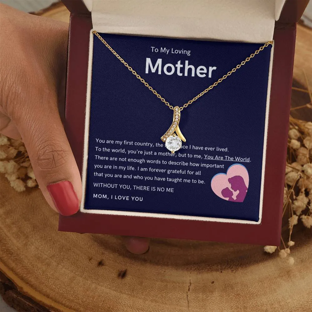 To My Loving Mother - Without You, There Is No Me (Limited Time Offer) - Alluring Beauty Necklace