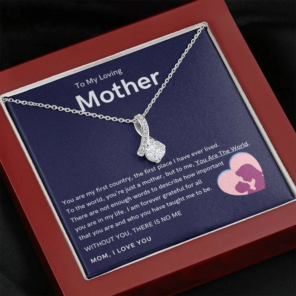 To My Loving Mother - Without You, There Is No Me (Limited Time Offer) - Alluring Beauty Necklace
