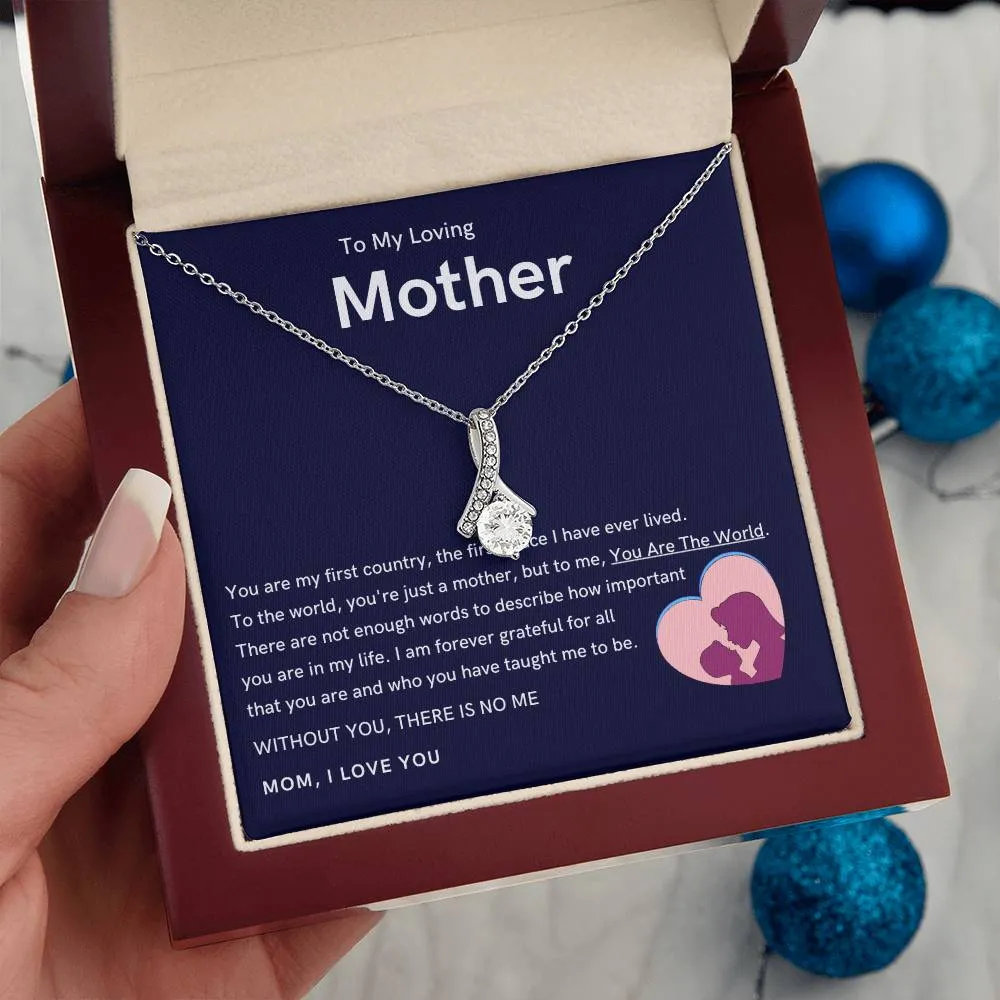 To My Loving Mother - Without You, There Is No Me (Limited Time Offer) - Alluring Beauty Necklace