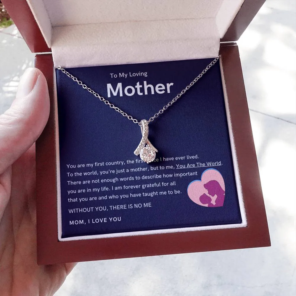 To My Loving Mother - Without You, There Is No Me (Limited Time Offer) - Alluring Beauty Necklace
