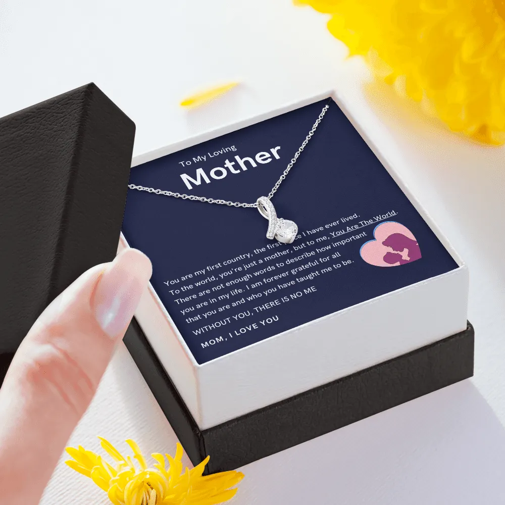 To My Loving Mother - Without You, There Is No Me (Limited Time Offer) - Alluring Beauty Necklace
