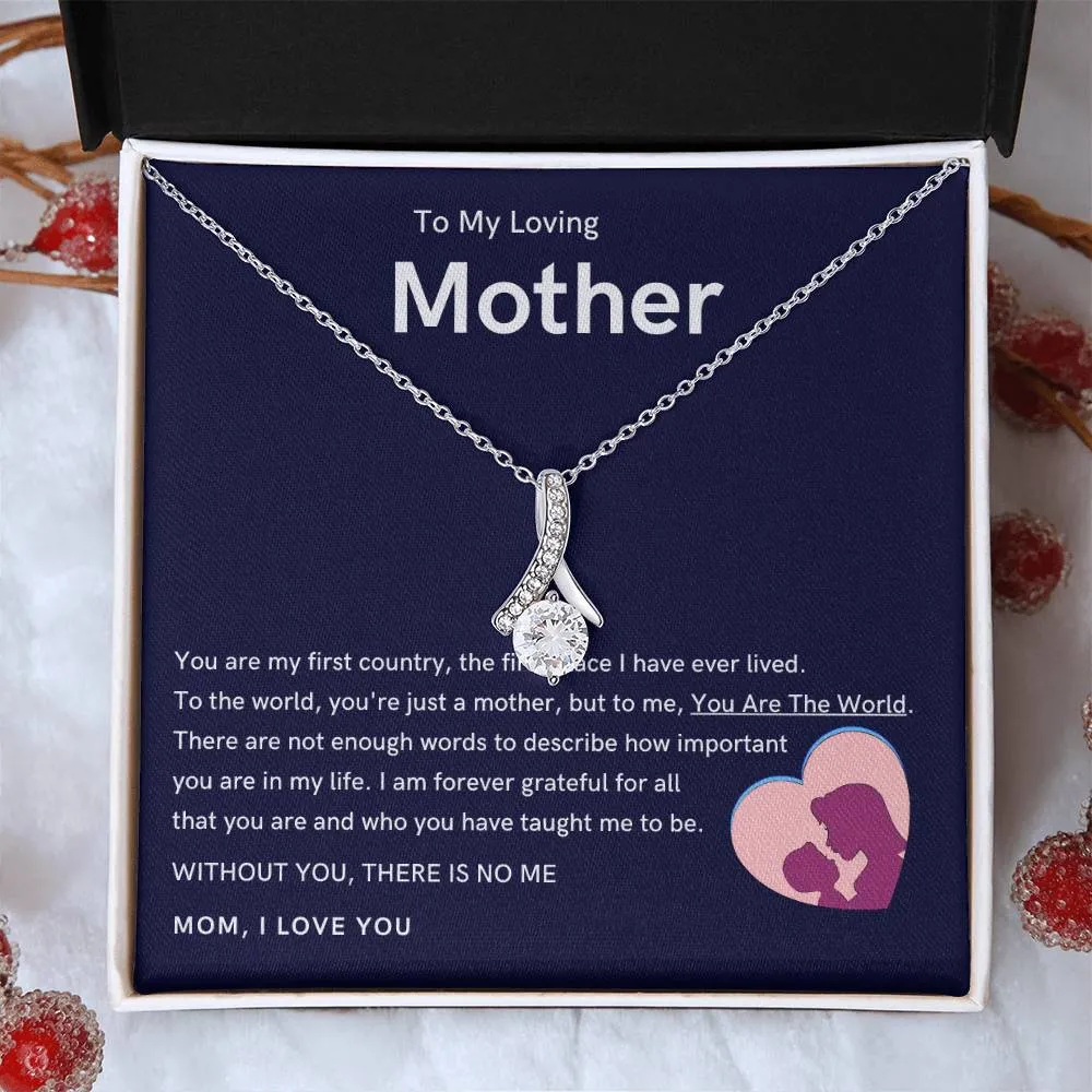 To My Loving Mother - Without You, There Is No Me (Limited Time Offer) - Alluring Beauty Necklace