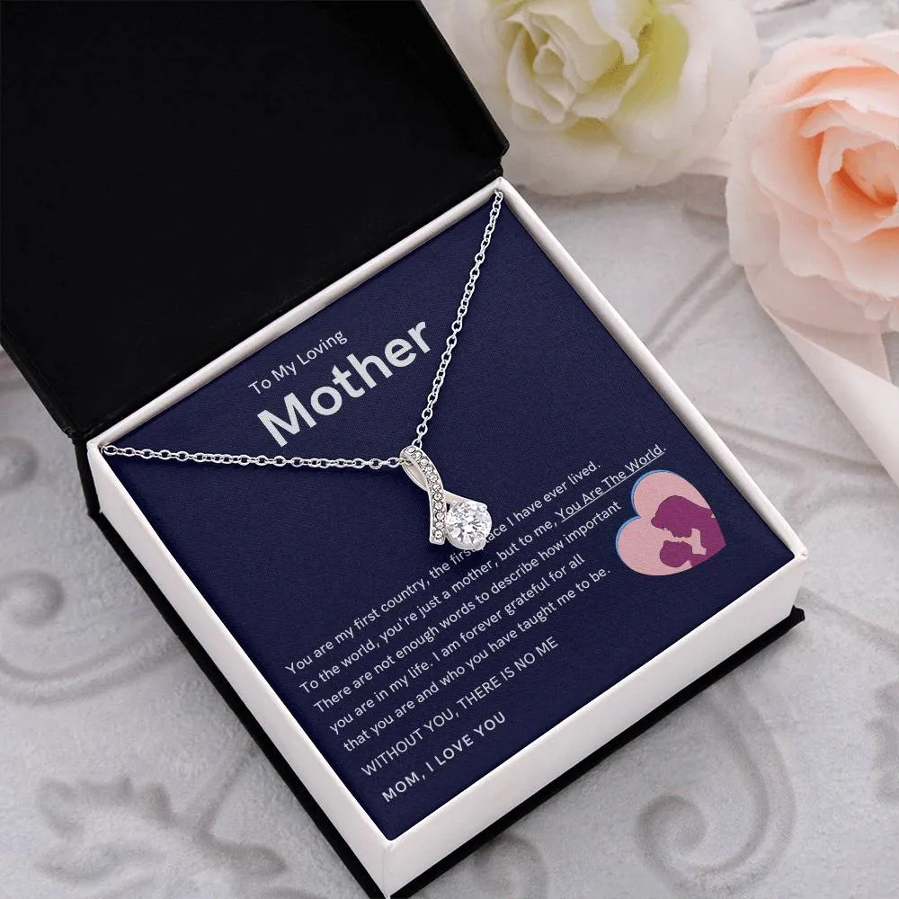 To My Loving Mother - Without You, There Is No Me (Limited Time Offer) - Alluring Beauty Necklace